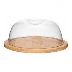 Queijeira 19x7,5cm Com Tampa Bambu Ecokitchen